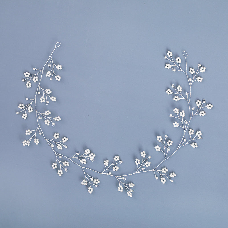 Bandeau coiffe perles et pierres coiffure mariage et bal..Headband  pearls and stones wedding, prom hairstyles.