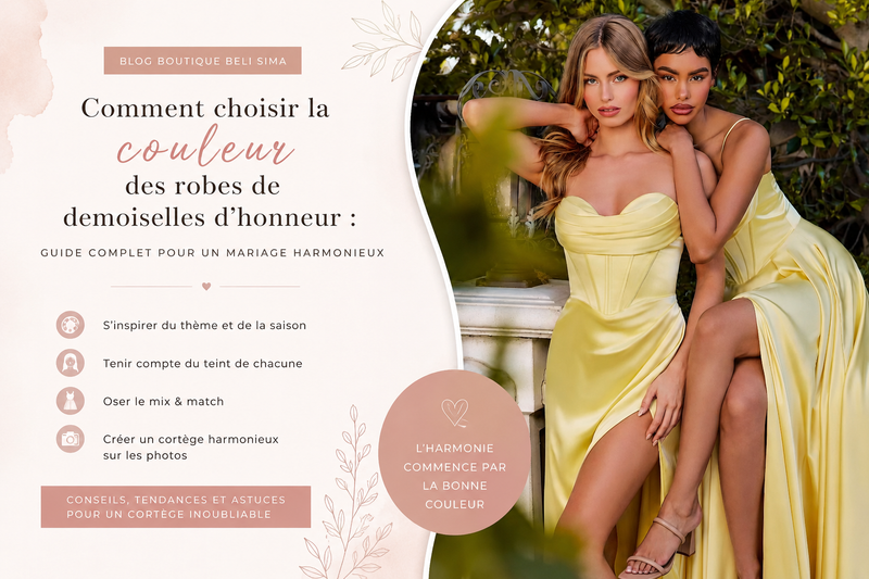 Comment choisir la couleur des robes de demoiselles d'honneur : guide complet pour un mariage harmonieux